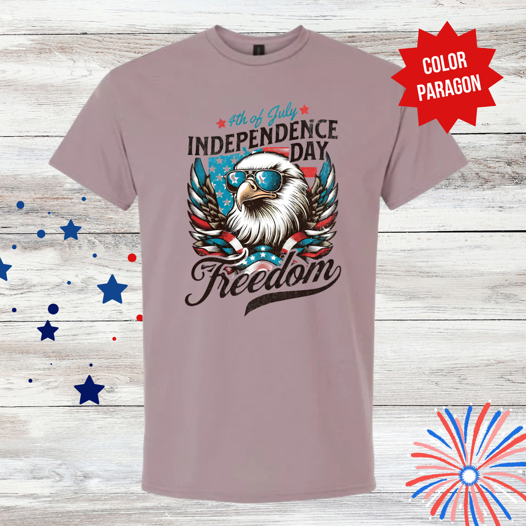 Freedom Eagle Shirt | 4th of July Shirt | Patriotic Eagle Graphic Tee| Independence Day Shirt | Americana Unisex T-Shirt | USA Freedom Shirt