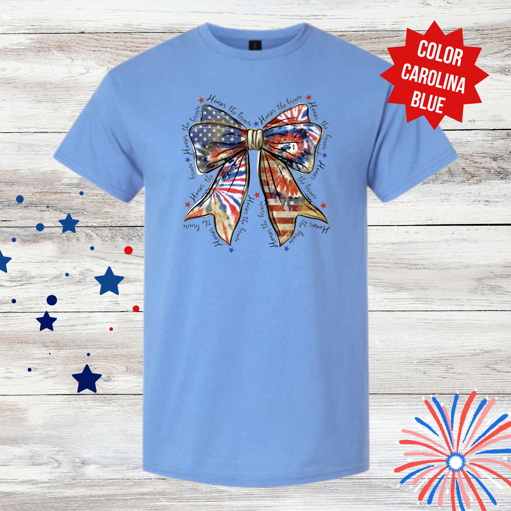 Patriotic Coquette Bow Shirt | USA Flag Bow T-Shirt | Fourth of July Shirt | America 250 Years | Red White Blue Tee