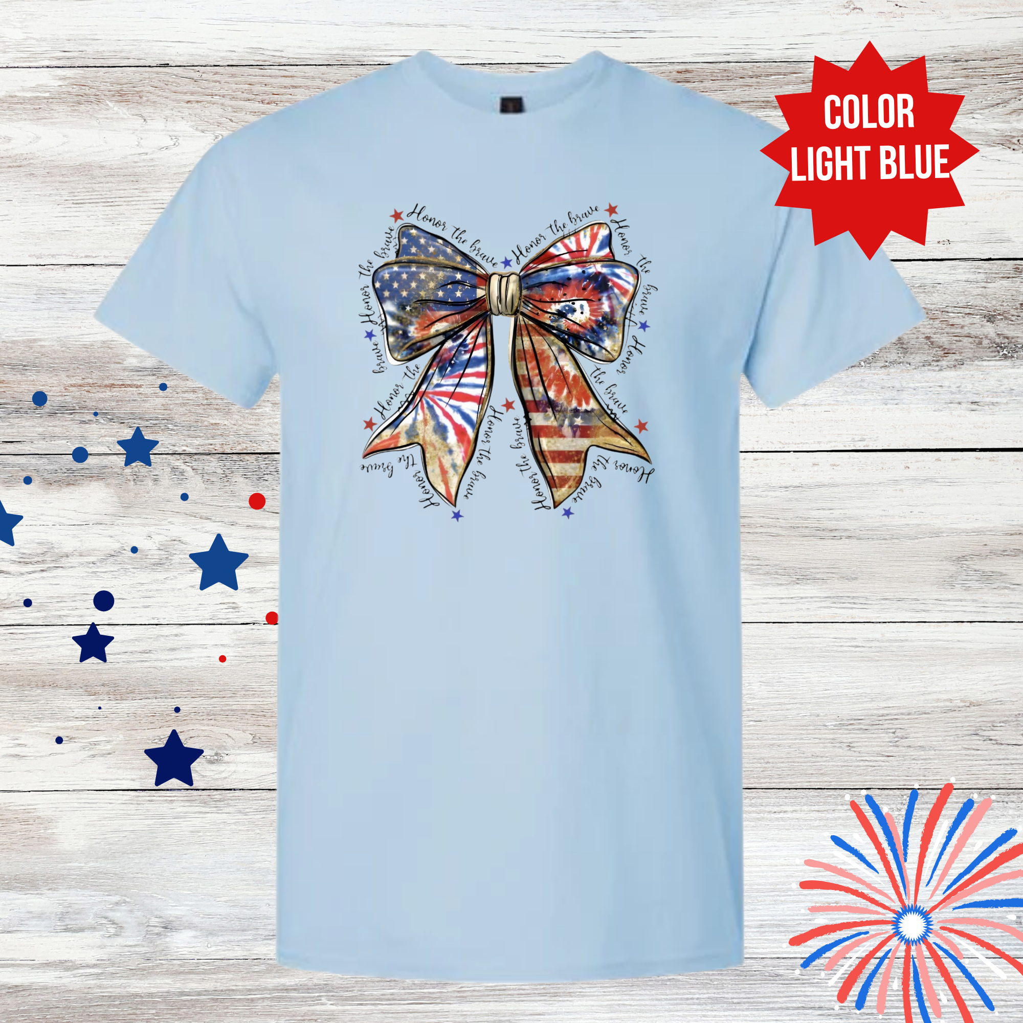 Patriotic Coquette Bow Shirt | USA Flag Bow T-Shirt | Fourth of July Shirt | America 250 Years | Red White Blue Tee