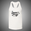 Sippin’ Beauty Tank Top | Aesthetic Script Graphic Tank | Cute Boutique Lounge Wear Top