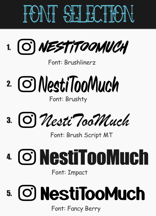 Custom Instagram Handle Decal | Car Window IG Sticker | Choose Your Font